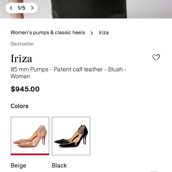 Christian Louboutin Iriza 85